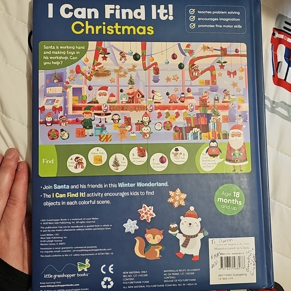 Little Grasshopper Books I Can Find It! Christmas - Picture 4 of 4